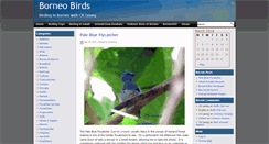 Desktop Screenshot of borneobirds.com